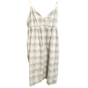 Converse dress with pattern - size 12 cream and blue